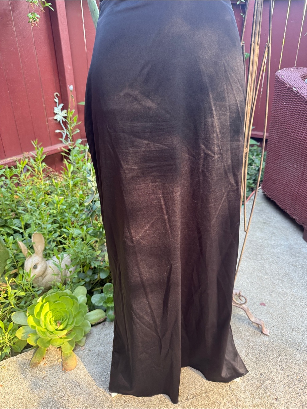 12th Tribe Black Backless Dress - Picture 3 of 10
